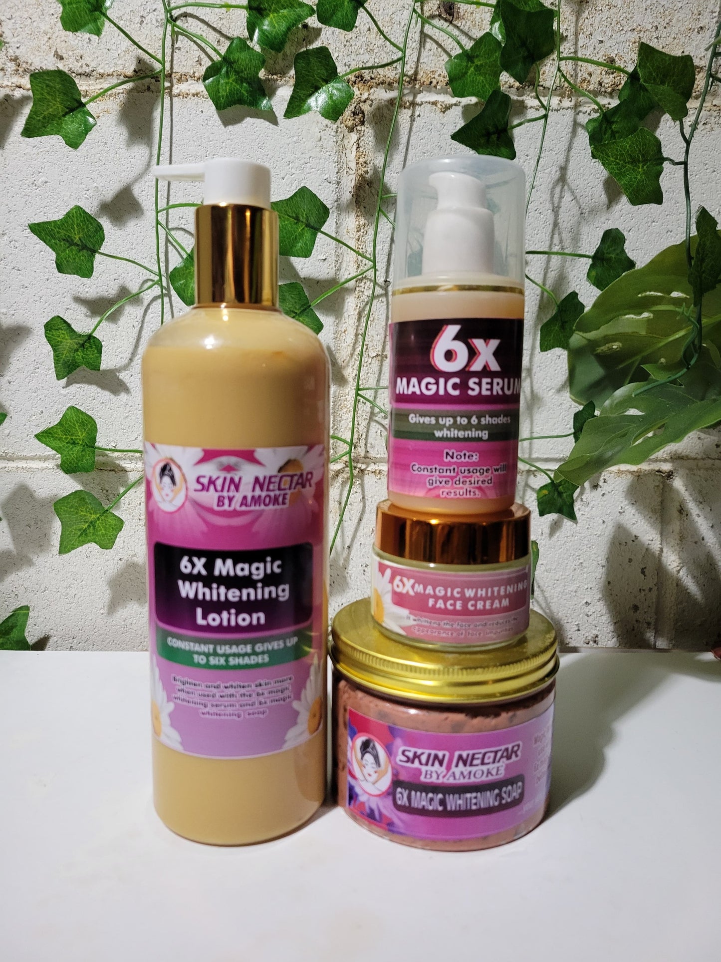 6x MAGIC WHITENING SET