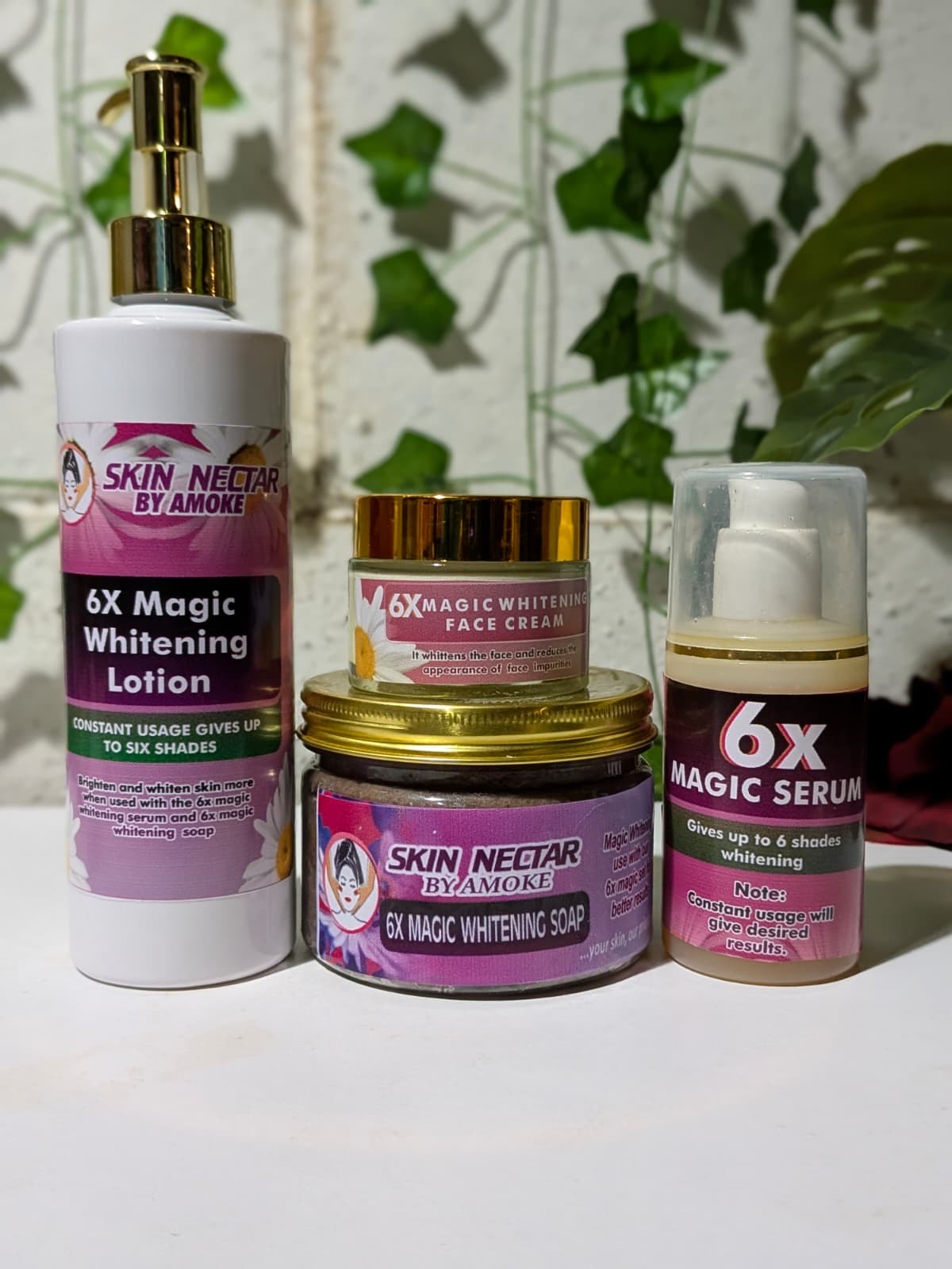 6x MAGIC WHITENING SET