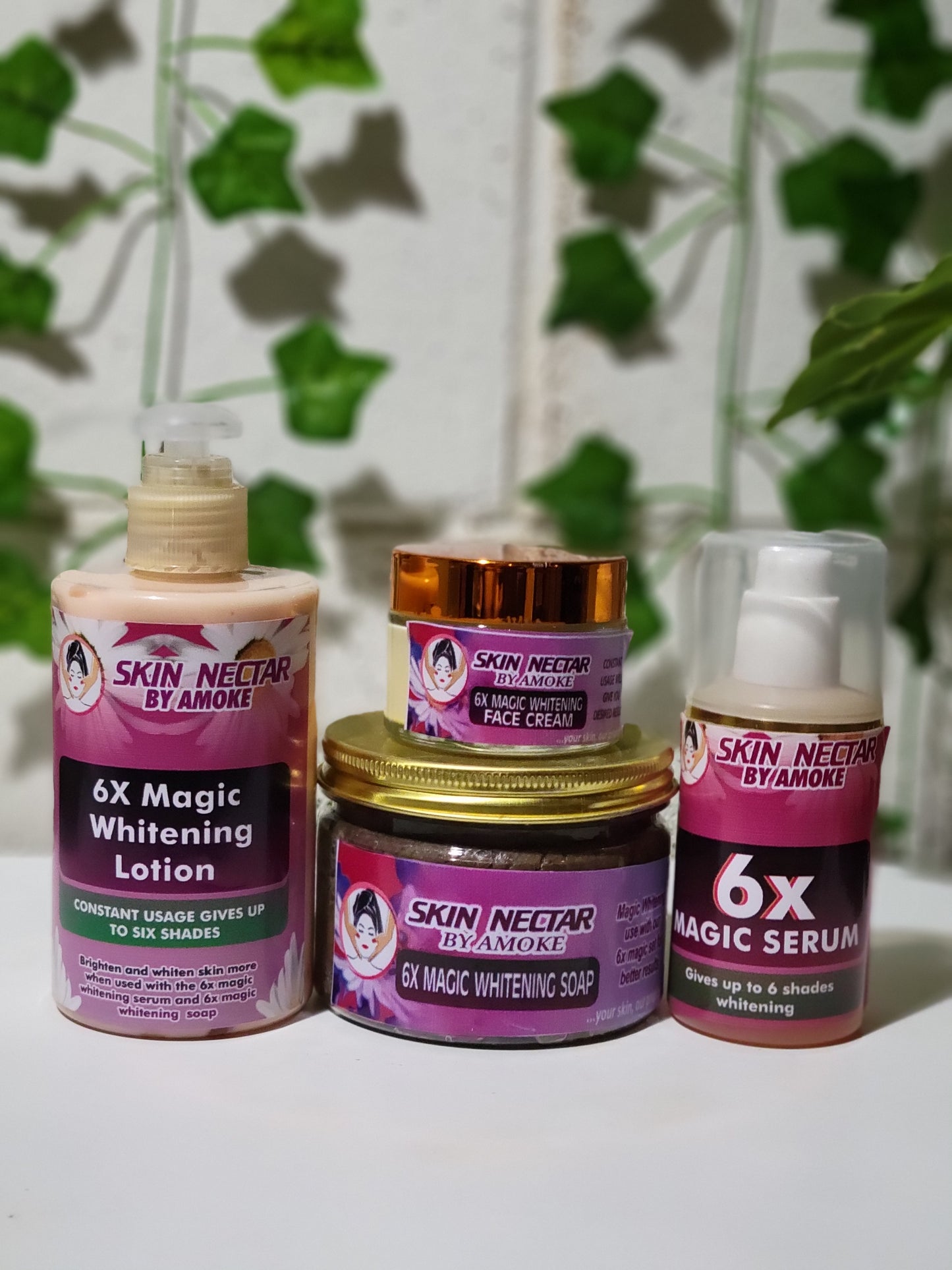 6x MAGIC WHITENING SET