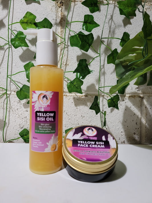 YELLOW SISI OIL AND YELLOW SISI FACE CREAM