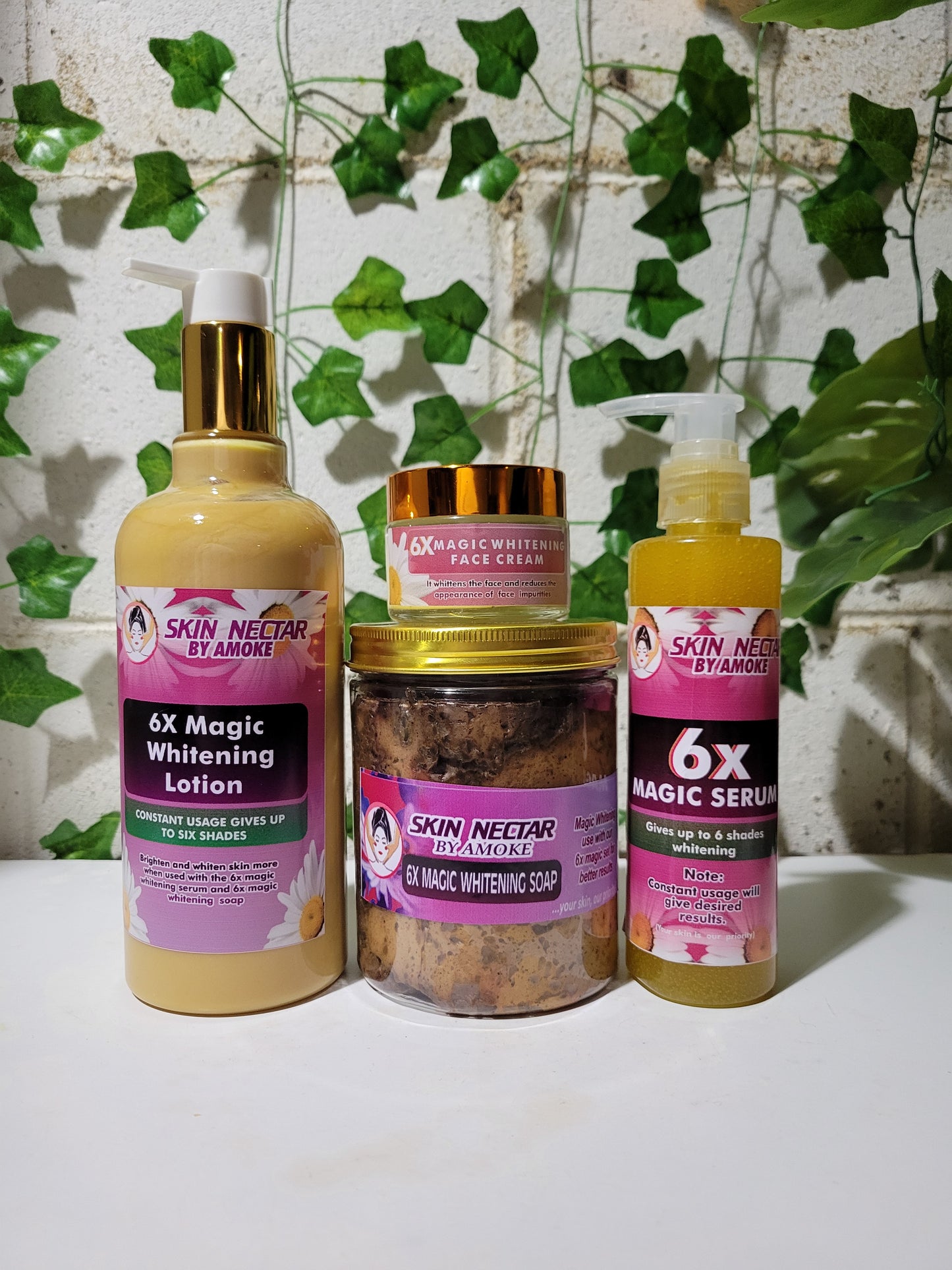 6x MAGIC WHITENING SET